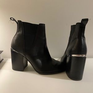 Black ankle boot